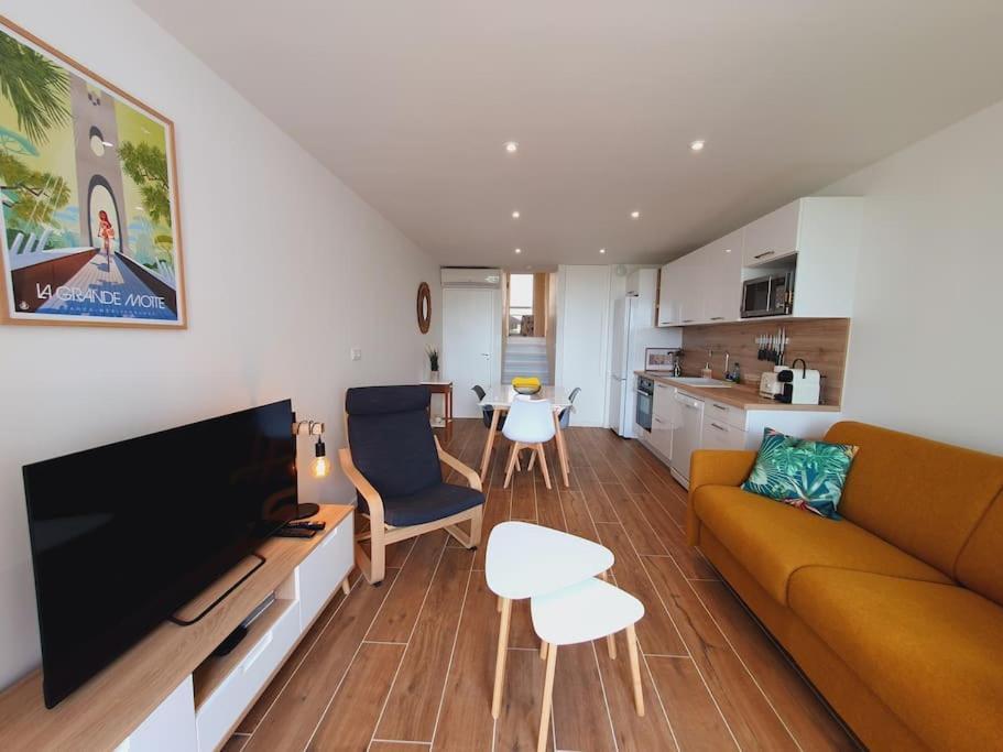 T2 Fidji Vue Port Et Mer Parking Clim Wifi - Rossiconciergerie - Linge En Option La Grande Motte Exteriör bild
