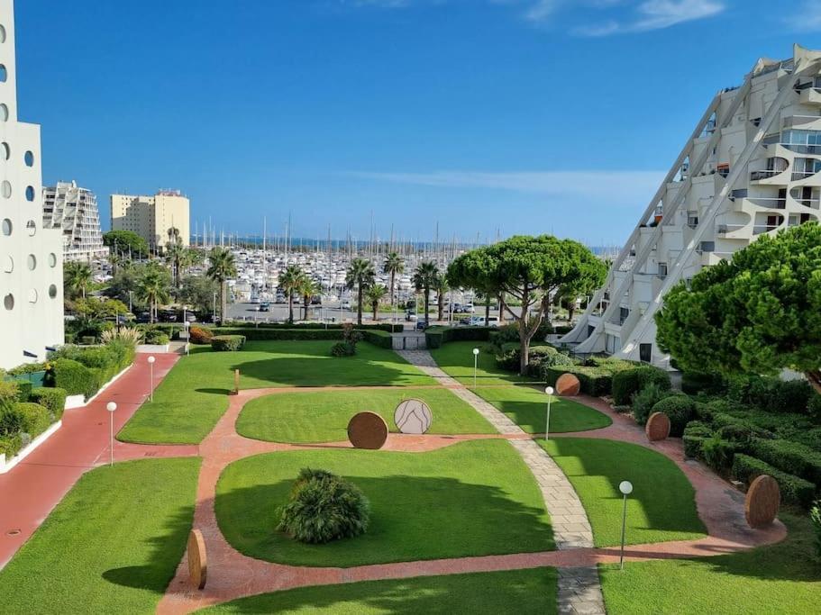 T2 Fidji Vue Port Et Mer Parking Clim Wifi - Rossiconciergerie - Linge En Option La Grande Motte Exteriör bild